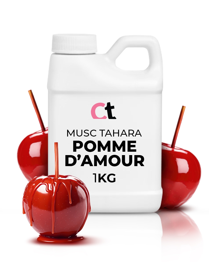 Musc Tahara aromatisé Pomme d'amour en gros (Poids: échantillon (2/3ml))