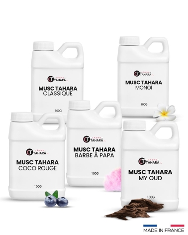 Pack découverte musc Tahara intime 5x100g