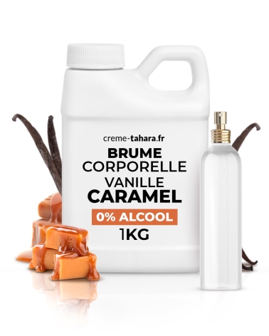 Brume corporelle sans alcool vanille caramel