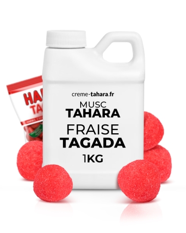 Musc Tahara aromatisé Fraise tagada en bidon