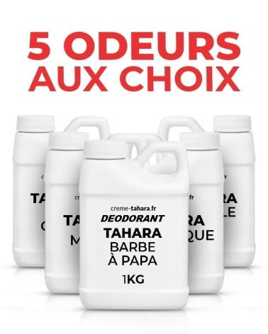 Déodorant Tahara bidon en gros (au choix)