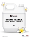 Brume textile sans alcool Musc blanc & Monoï en bidon