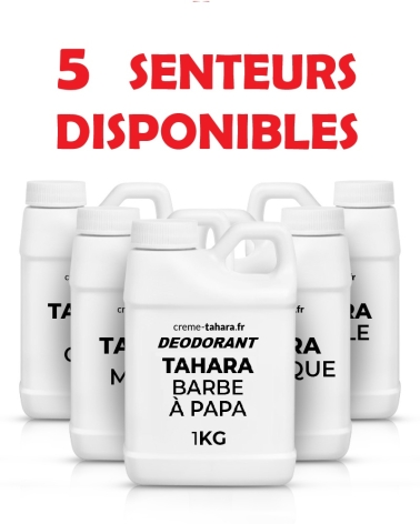 Déodorant Tahara bidon en gros (au choix)