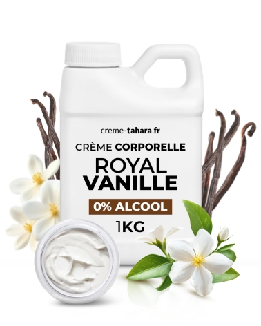 Crème corporelle hydratante Royal Vanille en gros