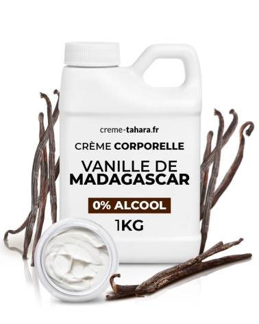 Crème corporelle hydratante Vanille de Madagascar en gros
