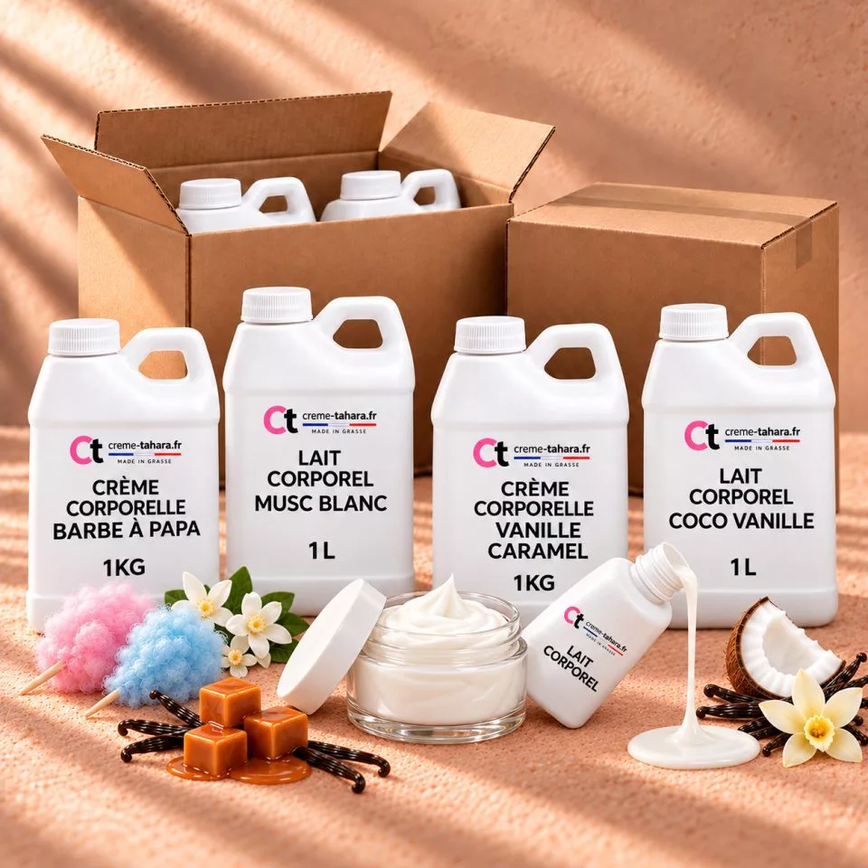 Crème & lait de corps parfumés en gros, bidon | Crème Tahara