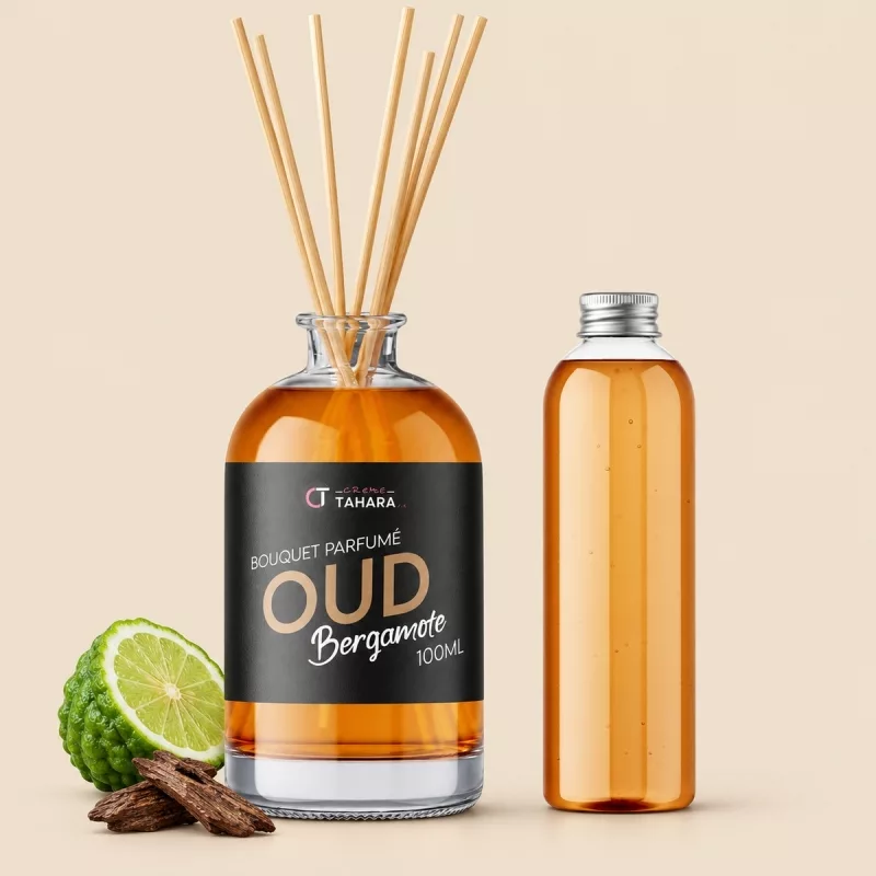 Pack Bouquet parfumé - parfum d'intérieur Oud bergamote