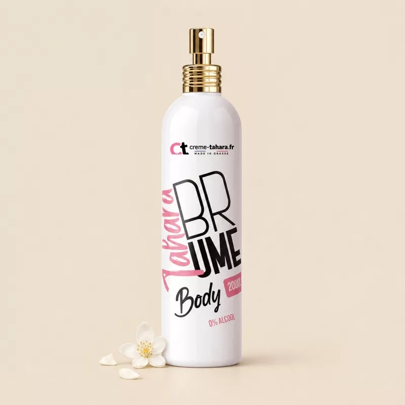 Brume corporelle sans alcool parfum longue durée Tahara 200ml