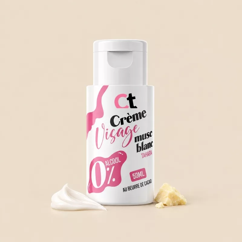 Crème Visage Musc Blanc Tahara (50ml)