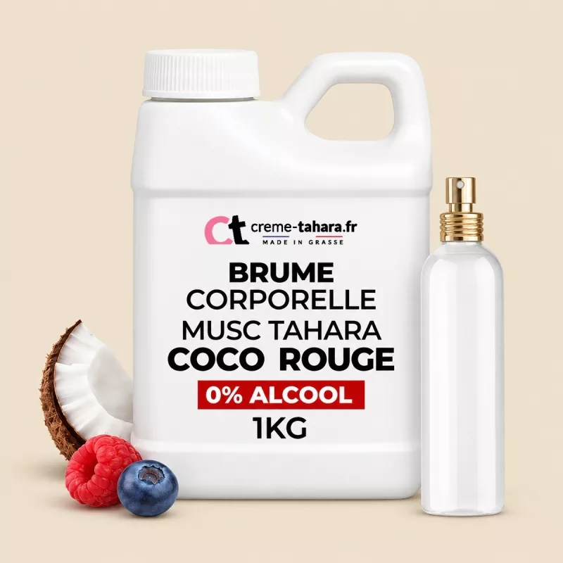 Brume corporelle sans alcool Coco Rouge en gros (longue durée)